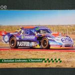 Kártyanaptár, Christian Ledesma, Chevrolet versenyautó, 2016 fotó