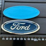 Új Ford 114mm 115mm Gépház Motorháztető Csomagtartó Csomagtér Embléma Jel Logo Kiegészítő fotó