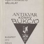 Állami Könyvterjesztő Vállalat antikvár könyvaukció - 1972 Május fotó