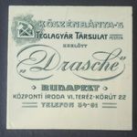 Kőszénbánya-S Téglagyár Társulat Drasche, csempe. Ritkaság! fotó