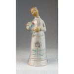 0N268 Jelzett Mészáros Géza kerámia figura 13 cm fotó