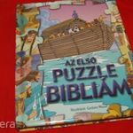 Az első puzzle Bibliám kirakóskönyv puzzlekönyv fotó
