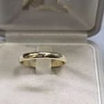 14 K arany jegygyűrű 1, 55 g fotó