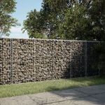 horganyzott vas gabion kosár fedéllel 250 x 100 x 100 cm fotó