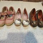3 pár 27-es kiscipő egyben H&M Hello Kittys, H&M macis, Lasoczki bőr bth.: 17, 5 cm fotó