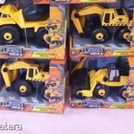 4 féle munkagép markoló úthenger fúró 17*10 cm 1250 Ft/db fotó