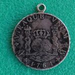 8 REAL 1764 MEXIKÓ EZÜST MEDÁL fotó
