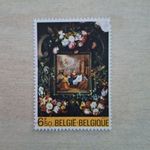 Belgium bélyeg: Koszorú és születés - Daniel Seghers (1590-1661) 1980 fotó
