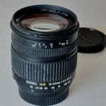 Sigma 18-125mm f/3.5-5.6 DC, fényképezőgép objektív tokjában, eredeti dobozzal, leírással fotó