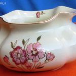 Zsolnay porcelán kaspó, jelzett, kézi festés 6, 8 cm magas, átmérő 10 cm . fotó