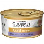 GOURMET GOLD Savoury Cake Báránnyal és zöldbabbal nedves macskaeledel 85g fotó