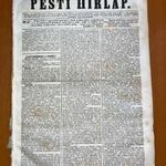 1844 Kossuth hírlapja - Pesti Hírlap február 8. A REFORMKOR kultikus lapja fotó