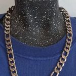 1960 / Vintage 925 Ezüstözött Nyaklánc Cuban Link fotó