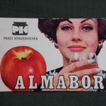 Kártyanaptár, Paks konzervgyár, Almabor, női modell, 1971 (1) fotó