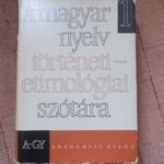 A magyar nyelv történeti-etimológiai szótára I. kötet fotó