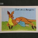 Kártyanaptár, MOKÉP, mozi, Dot és a kenguru rajzfilm, 1982 fotó