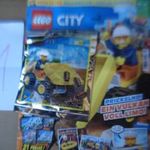 (LE51) ÚJ BONTATLAN LEGO CITY FIGURA MUNKAGÉPPEL fotó