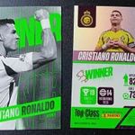 Cristiano Ronaldo Al-Nassr Winner focis kártya Panini Top Class 2025 fotó