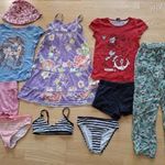 10 db-os ruhacsomag 122/128 h&m next minnie fotó