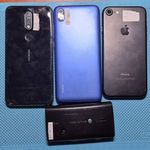 VEGYES ANDROIDOS ALKATRÉSZ CSOMAG , 4 TELEFON, HIÁNYOS, VAGY LCD / TÖLTÉS HIBA... fotó