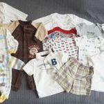 Kisfiú ruhacsomag, tavaszi nyári pamut baba ruhák Méret: 68-80-os / 6-tól 12 hónapos korig fotó