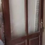 Üveges fa bejárati ajtó!Csere is szóba jöhet! fotó