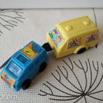 Kinder figura: Transporter lakó-utánfutóval a Fahrzeige mit Anhanger sorozatból 1992-ből (112) fotó