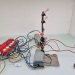 KJ27 H0 1: 87 1 db Märklin relés karosjelző + 1 db előjelző + kapcsolópult egyben fotó