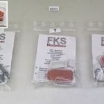 KF111 H0, TT, N FKS Modellbau 2000db valódi kis tégla + H0 épületbontás kellékek - választható fotó
