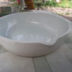 Óriási patika törő keverő vastag porcelán tál fotó
