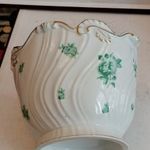 ANTIK HERENDI PORCELÁN KASPÓ 19X15 CM fotó