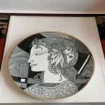 SZÁSZ ENDRE HOLLÓHÁZI PORCELÁN FALITÁNYÉR 25 CM fotó