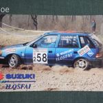 Kártyanaptár, Suzuki Ilosfai Rally versenyautó, 2001 fotó