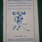 1934 körül, korcsolya és téli sport árjegyzék, 8 oldal, Glasner Ernő fotó