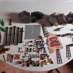 Retro LEGO: kalózok , katonák , hajók felszerelések / /6285 , 6271 lego elemei is vannak benne fotó