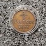 1851A 1/2 krajcár fotó