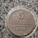 1851G 3 krajcár fotó