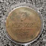 1851B 3 krajcár fotó