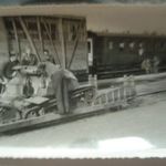 EREDETI NÉMET KATONAI FOTÓ, TARNOW( LENGYELORSZÁG) PÁNCÉLOS JÁRMŰ VONATSZERELVÉNY fotó