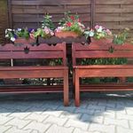 tulipános pad cipőtartóval fotó