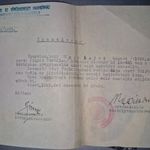 1943, ritka katonai irat, a 205. számú vöröskereszt hadikórház csontsebészeti osztálya igazolványa fotó