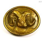 KOS MINTÁS PATINÁS BRONZ ÖVCSAT fotó