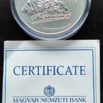 Ezüst pénz érme 500 Forint Kossuth Lajos 1802-1894 BU Ag925% 31.46 g tanúsítvány UNC 1 FORINTRÓL! fotó