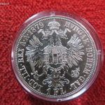 FERENC JÓZSEF 1 FLORIN 1879 vjn. EZÜST: 12, 3g AUNC fotó