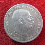FERENC JÓZSEF 5 KORONA 1909 vjn. EZÜST: 24g nsz+ fotó