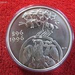 HONFOGLALÁS 2000 FORINT 1996 EZÜST: 31, 46g BU fotó