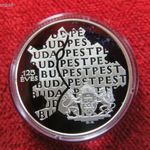 BUDAPEST 125 ÉVES 750 FORINT 1998 EZÜST: 10g PP, nagyon enyhe oxidfolt fotó