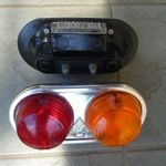 Egyesített hátsó lámpa szett pár kerek búrás, Villtesz fotó