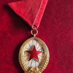 Magyar Munka Érdemrend arany fokozata Ritkasugaras! fotó