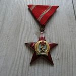MAGYAR NÉPKÖZTÁRSASÁGI ÉRDEMÉREM ARANY FOKOZAT - 1949 fotó